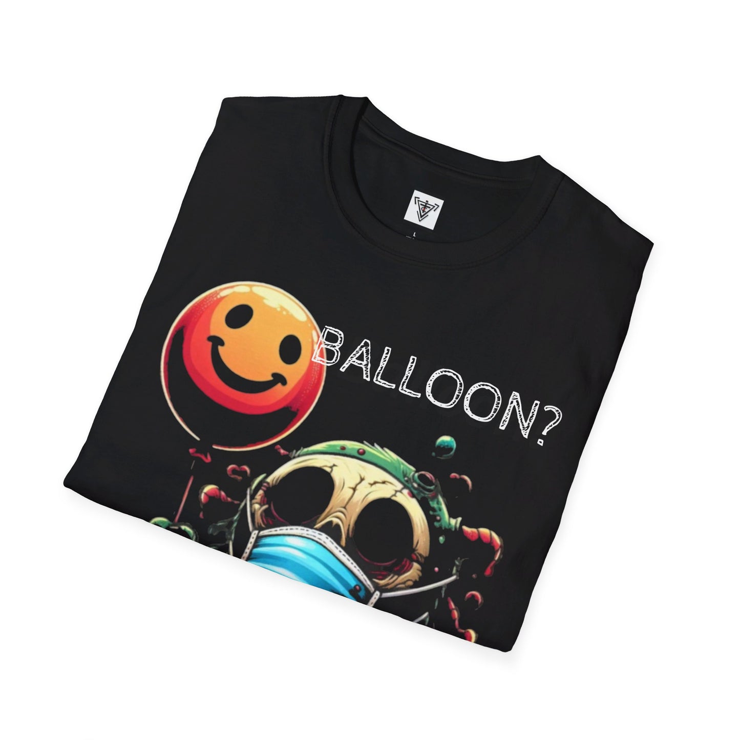 Balloon Mask Street Tee - Edgy Urban Style