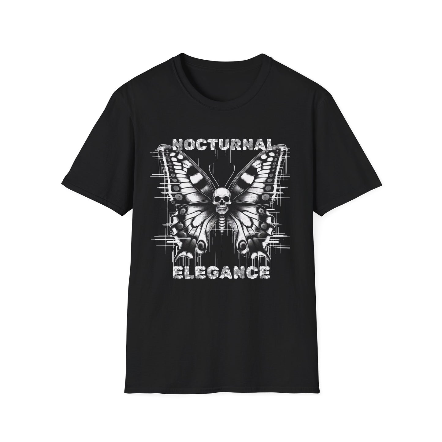 Nocturnal Elegance, Gothic style T-shirt