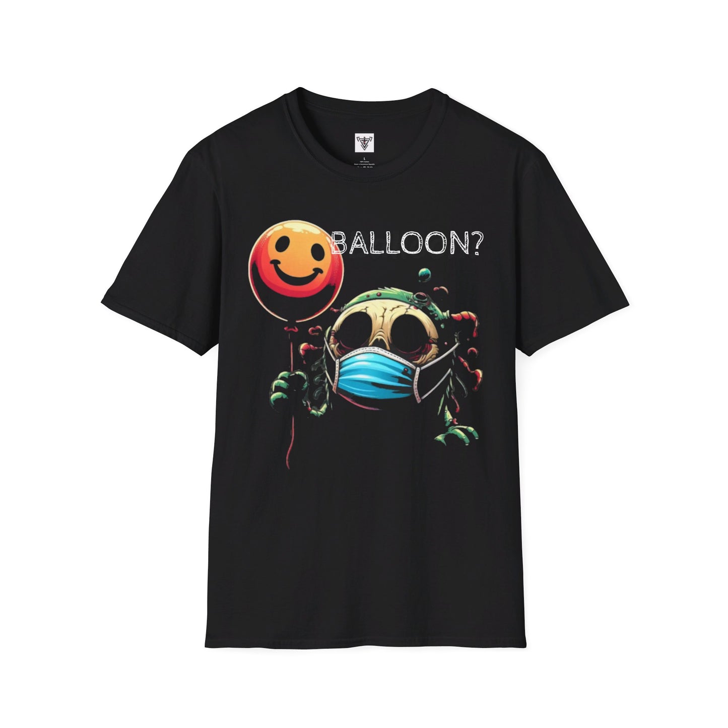 Balloon Mask Street Tee - Edgy Urban Style