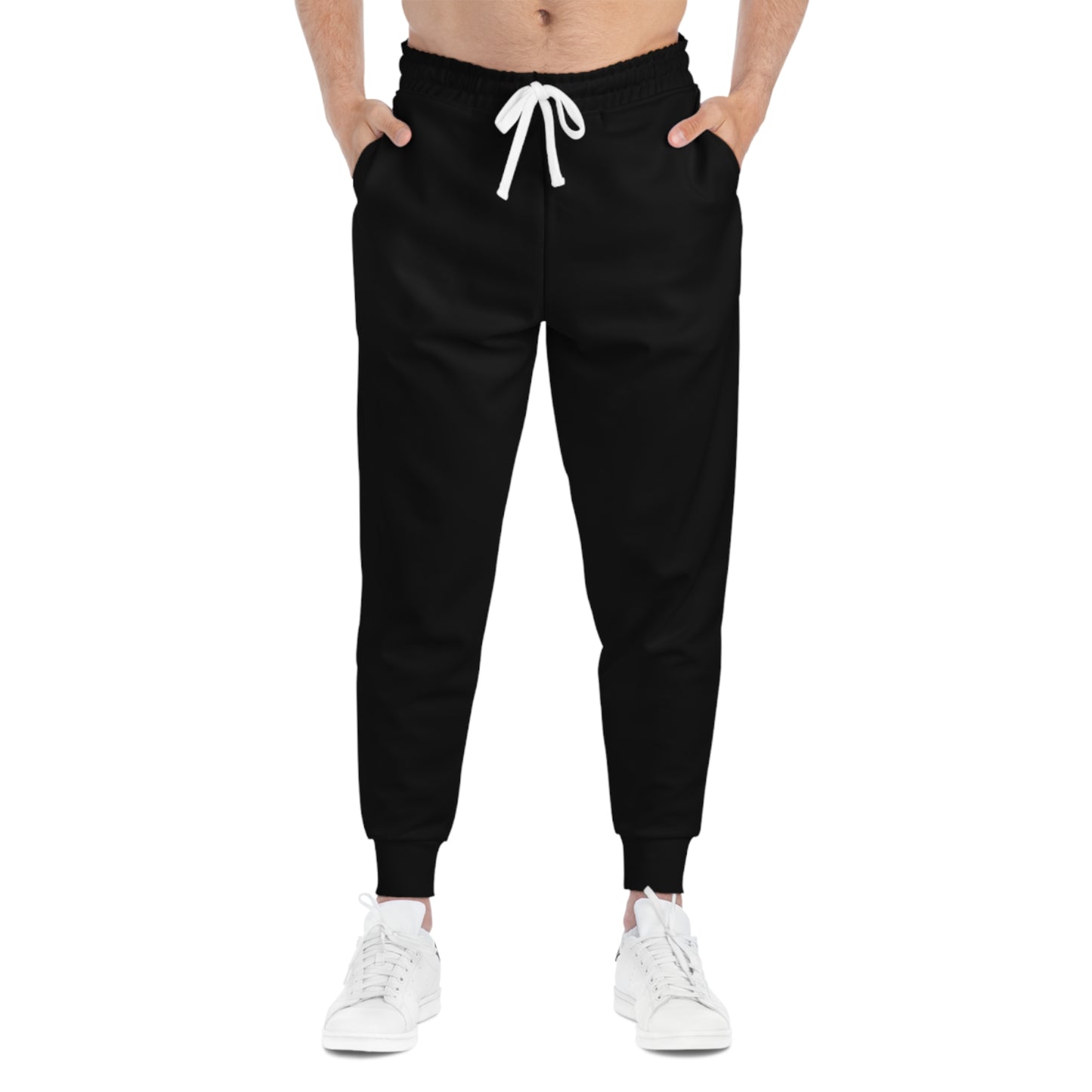 Athletic Black Casual Joggers